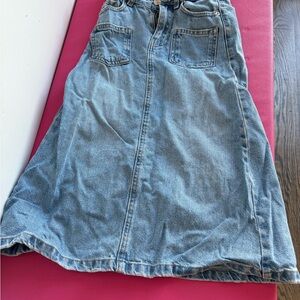 Zara Kids Denim Blue Skirt